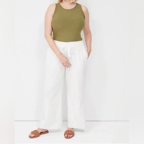 Lane Bryant Pants Women Size 18/20 White Pant - Picture 1 of 5